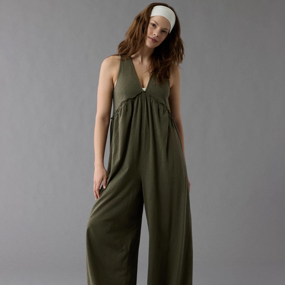 AE Sunchaser Knit V-Neck Jumpsuit